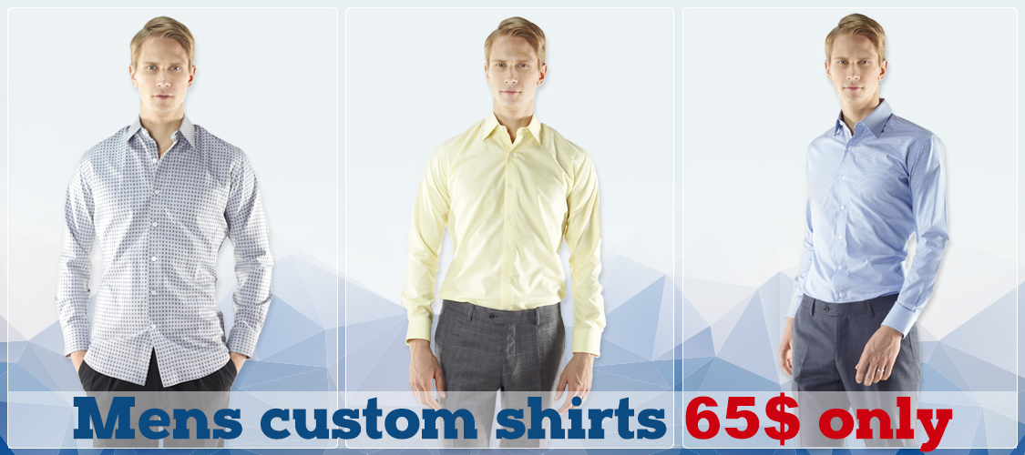 Custom Dress and Business Shirts for Men $45 | MyCustomTailor.com