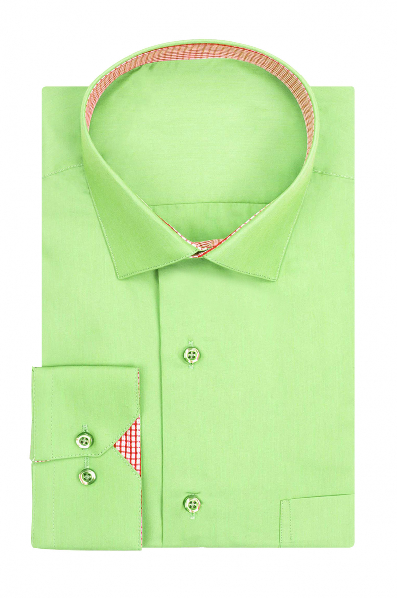 lime green formal shirt