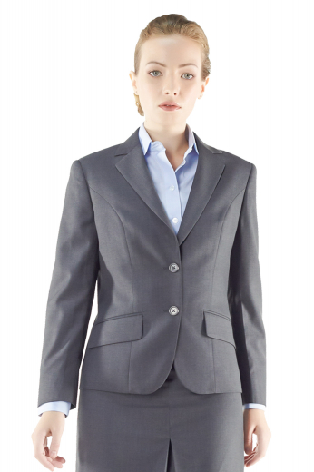 Sexy slim cut long tailored jackets for parties and formal events like graduation and job interviews. With tailor made two front buttons to close, these handmade gray jackets flaunt two made to order lower pockets with flaps. Made with wool, these bespoke formal blazers are wrinkle proof.