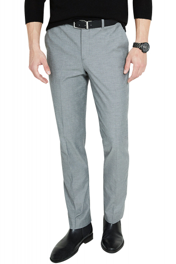 These mens handmade light grey dress pants are perfect for you if you like to keep things subtle and classy. These mens tailor made suit pants in cotton feature 2 back pockets and an iconic flat front. You can wear these mens bespoke slim fit dress pants with extended belt loops to work and meetings. With a 2 point button and hook closure and a zipper fly, these formals will keep you breezy. Buy these mens bespoke slacks at My Custom Tailor to include them in your wardrobe of premium quality mens formals at affordable rates.